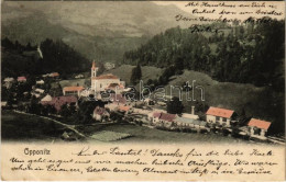 T2/T3 1905 Opponitz, General View, Church (EK) - Ohne Zuordnung