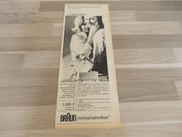 Reclame Advertentie Uit Oud Tijdschrift 1963 - Rasoir Braun Un Splendide Instrument De Présision - Publicités