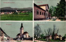 * T2/T3 1925 Sankt Ruprecht An Der Raab (Steiermark), Neues Bad, Hauptplatz, Schloss Stadl / New Bath, Main Square, Cast - Sin Clasificación