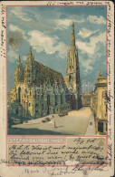 T3/T4 Vienna, Wien; Stefanskirche / Church, Litho (small Tear) - Non Classés