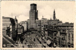 ** T2 Antwerpen, Anvers; Torengebouw, Trams, Automobiles - Ohne Zuordnung