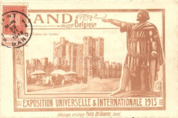 T2/T3 1913 Ghent, Gand; Exposition Universelle, Comtes Castle (EK) - Ohne Zuordnung