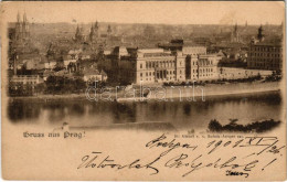 T2/T3 1901 Praha, Prag, Prague; Die Altstadt V. D. Rudolfs-Anlagen Aus / Old Town (EK) - Sin Clasificación