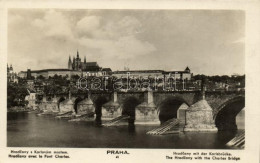 T2 Praha, The Hradcany With The Charles Bridge - Unclassified