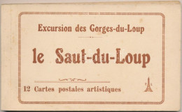 ** Gorges Du Loup, Saut Du Loup; - Postcard Booklet With 12 Old Cards - Sin Clasificación