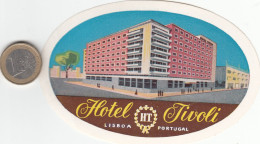 ETIQUETA - STICKER - LUGGAGE LABEL PORTUGAL HOTEL TIVOLI EN LISBOA - Etiquettes D'hotels