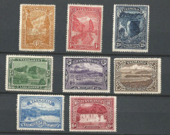 Tasmanie Tasmania 1900 Australia 1/2 P Au 6 P Filigrane T A S * MH Traces De Charnières SG 229 - 236 - Mint Stamps