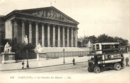 * T3 Paris, La Chambre Des Deputes / The Chamber Of Deputies, Double Decker Autobus (EB) - Unclassified