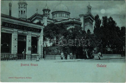 * T2/T3 Galati, Galatz; Biserica Greaca, Restaurant, Bererie Centrala / Greek Church, Restaurant And Beer Hall. Edit. An - Unclassified