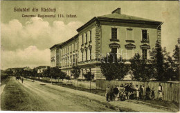 * T2/T3 1927 Radauti, Radóc, Radautz (Bukovina, Bucovina, Bukowina); Casarma Regimentul 114. Infant. / Military Barracks - Sin Clasificación