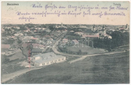 * T2/T3 1915 Suceava, Suczawa, Szucsáva, Szőcsvásár (Bukovina, Bukowina); Totale / General View. Verlag Hermann Beiner ( - Non Classés