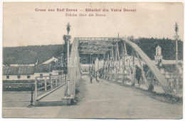 * T3 1915 Vatra Dornei, Dornavátra, Bad Dorna-Watra (Bukovina, Bucovina, Bukowina); Brücke über Die Dorna / Bridge (EK) - Non Classificati