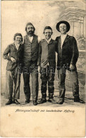 T2/T3 1909 Aktiengesellschaft Mit Beschränkter Haftung / Jewish Men, Judaica. S.M.P. Kraków Deposé 1907. 7. (EK) - Sin Clasificación