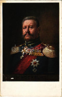 ** T2/T3 Hindenburg / WWI German Military Art Postcard, Field Marshal. W.R.B. & Co. Wien III. Nr. 297. S: J. Jaunbersin  - Sin Clasificación