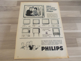 Reclame Advertentie Uit Oud Tijdschrift 1963 - TV Philips - Publicités