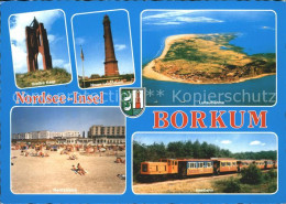 72323022 Borkum Nordseebad Grosses Kaap Leuchttrum Fliegeraufnahme Nordstrand In - Borkum