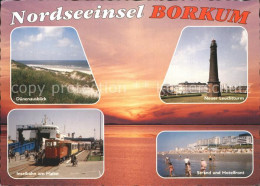 72323016 Borkum Nordseebad Leuchtturm Strand Hafen Borkum - Borkum