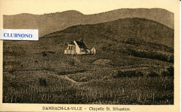 CPA - DAMBACH-LA-VILLE -  CHAPELLE SAINT-SEBASTIEN (DE LOIN) (ETAT PARFAIT) - Dambach-la-ville
