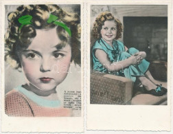 ** Shirley Temple (1928-2014) - 2 Db Régi Magyar Kiadású Képeslap / 2 Pre-1945 Hungarian Postcards - Non Classificati