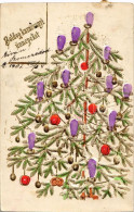 T2/T3 1902 Karácsonyi Dombornyomott üdvözlet / Christmas Greeting, Embossed - Unclassified