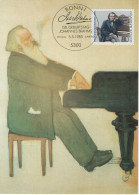 Germany Deutschland 1983 Maximum Card, Johannes Brahms, Composer Compositeur Music Musique Musik, Canceled In Bonn - 1981-2000