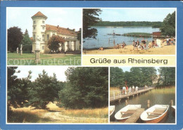 72322736 Rheinsberg Schloss Mit Seeterrasse Strandbad Grienericksee Heidelandsch - Zechlinerhütte