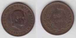 PORTUGAL - 20 REIS 1892 - Portugal