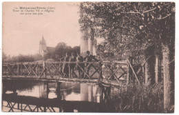 CPA De MEHUN Sur YEVRE - Tour De Charles VII Et L'église. - Mehun-sur-Yèvre