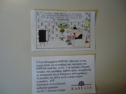 GREECE VIGNETTE  CIGARETTE KARELIA COMICS  ΚΥΡ ΓΕΛΟΙΟΓΡΑΦΙΕΣ - Cómics