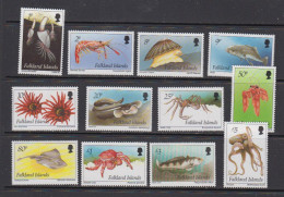 Falkland Islands 1994 Definitives / Inshore Marine Life 12v ** Mnh (Z0170) - Falklandeilanden