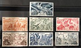 Lot De 7 Timbres Neufs** Martinique 1946 - Poste Aérienne