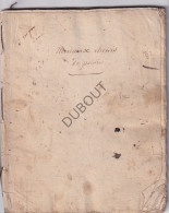 Manuscript 1810 - Morceaux Choisis De Poésie - Montpellier (V3027) - Manoscritti