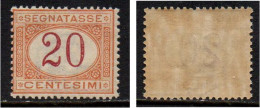 Regno 1890-94 - Segnatasse 40 Cent. - Nuovo Gomma Integra - MNH** - Impuestos