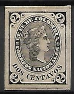 COLOMBIE   -   1881 .  Y&T N° 66 Oblitéré  . Liberté - Colombia