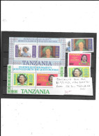 TANZANIE N° 262A/262D + BLOCS 40A ET B ** - Tanzania (1964-...)