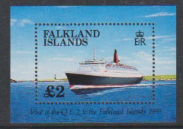 Falkland Islands 1993 Visit Of QE II / Ship M/s ** Mnh (ZO172) - Falkland Islands