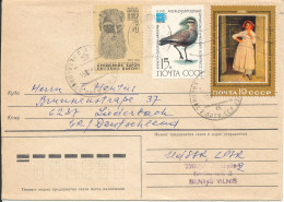 USSR (Latvia) Cover Sent To Germany Topic Stamps - Brieven En Documenten