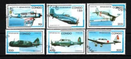 Congo 1996 Avions (39) Yvert N° 1026 N à 1026 T Oblitéré Used - Used