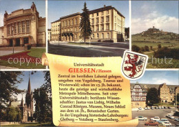 72321362 Giessen Lahn Theater Universitaet Burg Kirche Rathausplatz Giessen - Giessen