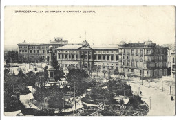 Espagne - Zaragoza - Plaza De Aragon Y Capitania General - Zaragoza