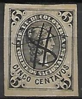 COLOMBIE   -   1881 .  Y&T N° 67 Oblitéré  . Liberté - Colombia