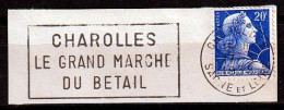 CACHET OBLITERATION FLAMME Charolle Saone Et Loire 1978 - Mechanical Postmarks (Advertisement)