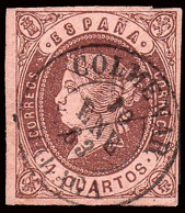 Málaga - Edi O 58 - 4 C.- Mat Fech. Tp. II "Colmenar" - Used Stamps