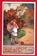 CHILDREN  I BOUGHT A CRICKET BALL RAPHAEL TUCK OUR KIDDIES   SERIES  ART BY AGNES RICHARDSON - Autres & Non Classés