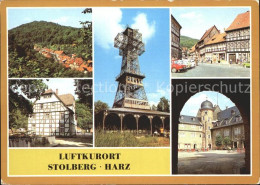 72320017 Stolberg Harz Rittergasse Josepskreuz Markt Schloss Stolberg - Stolberg (Harz)