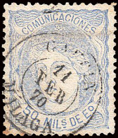 Málaga - Edi O 107 - 4 C.- Mat Fech. Tp. II "Gaucín" - Used Stamps