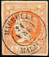 Málaga - Edi O 52 - 4 C.- Mat Fech. Tp. II "Marbella" - Used Stamps