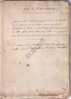 Manuscript ±1810 - Notes Sur L'histoire Naturelle (V3025) - Manoscritti