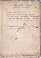 Manuscript ±1810 - Notes Sur L'histoire Naturelle (V3025) - Manuscripts