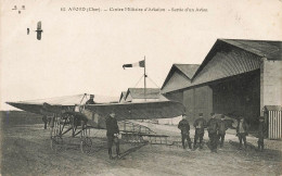 CAMP D'AVIATION AVORD - CENTRE MILITAIRE - SORTIE D'un AVION - GUERRE 14 - VENTE DIRECTE X - Aerodrome